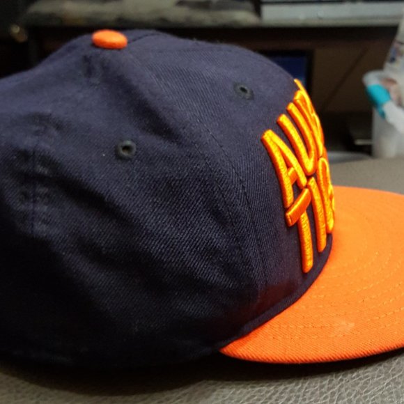 Auburn Tigers Embroidered Adjustable Hat. UA 9FIFTY New Era Baseball Cap - Picture 3 of 8